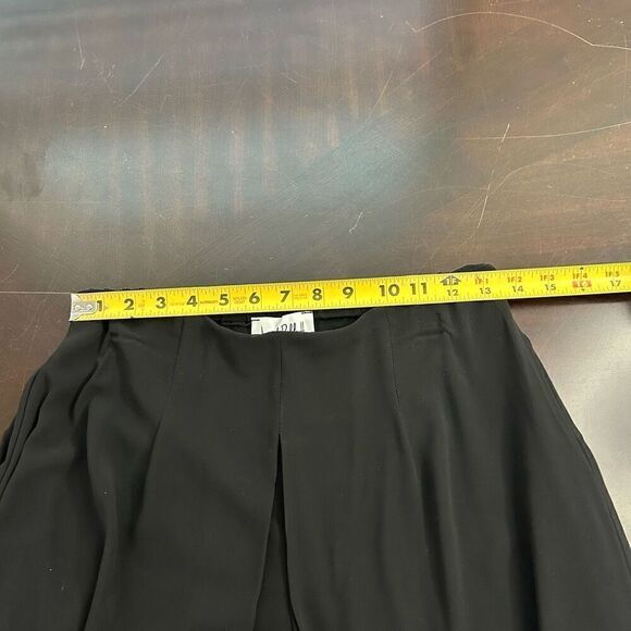 Joseph Ribkoff Black Trends Crepe Layered Palazzo Wide Leg Pants Women’s Size 4 - Picture 11 of 15